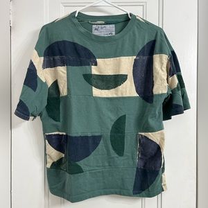 Tonle hand printed & sewn t-shirt (matching shirts separate)